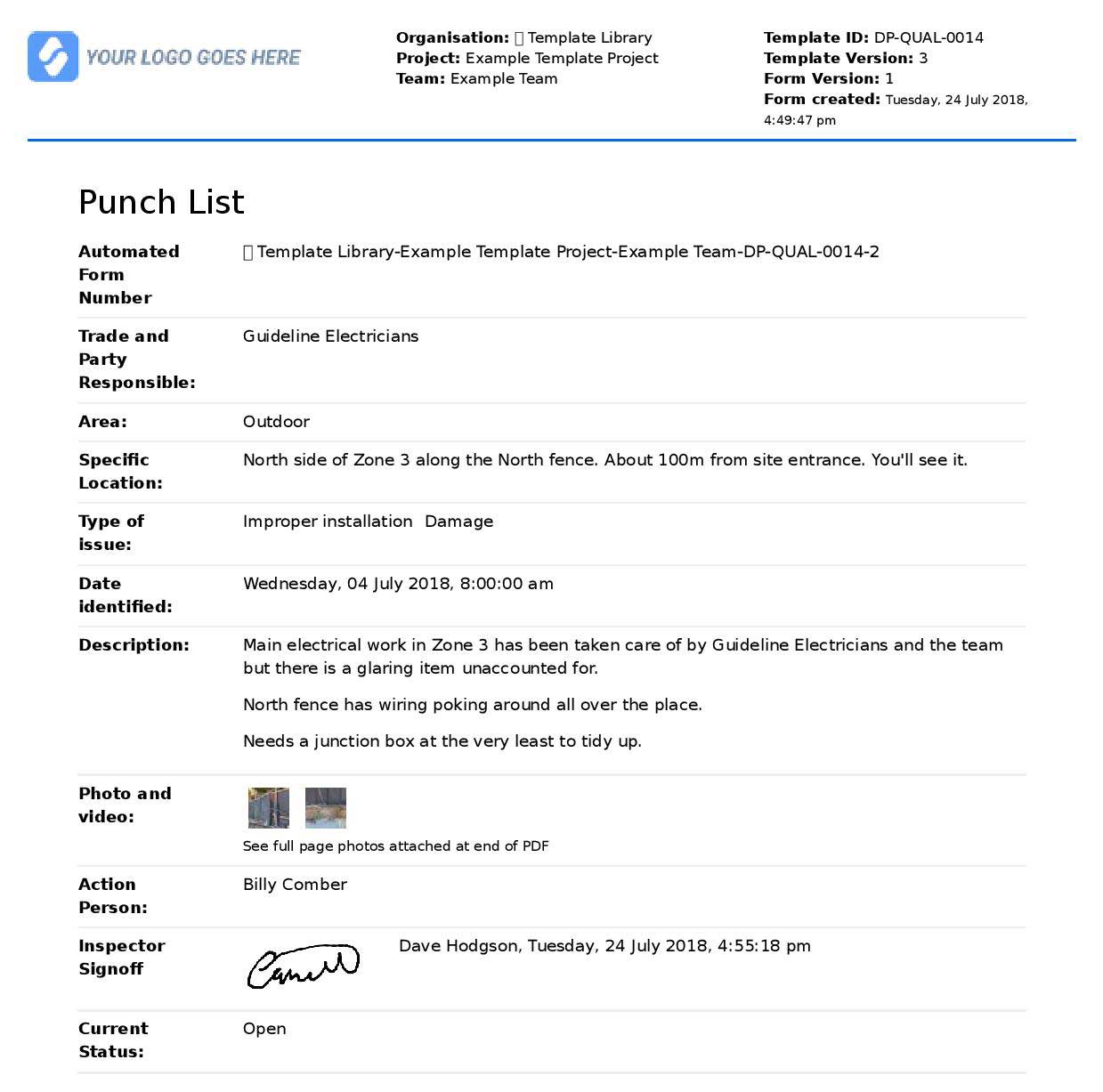 Quality inspection report software Quality inspection report software